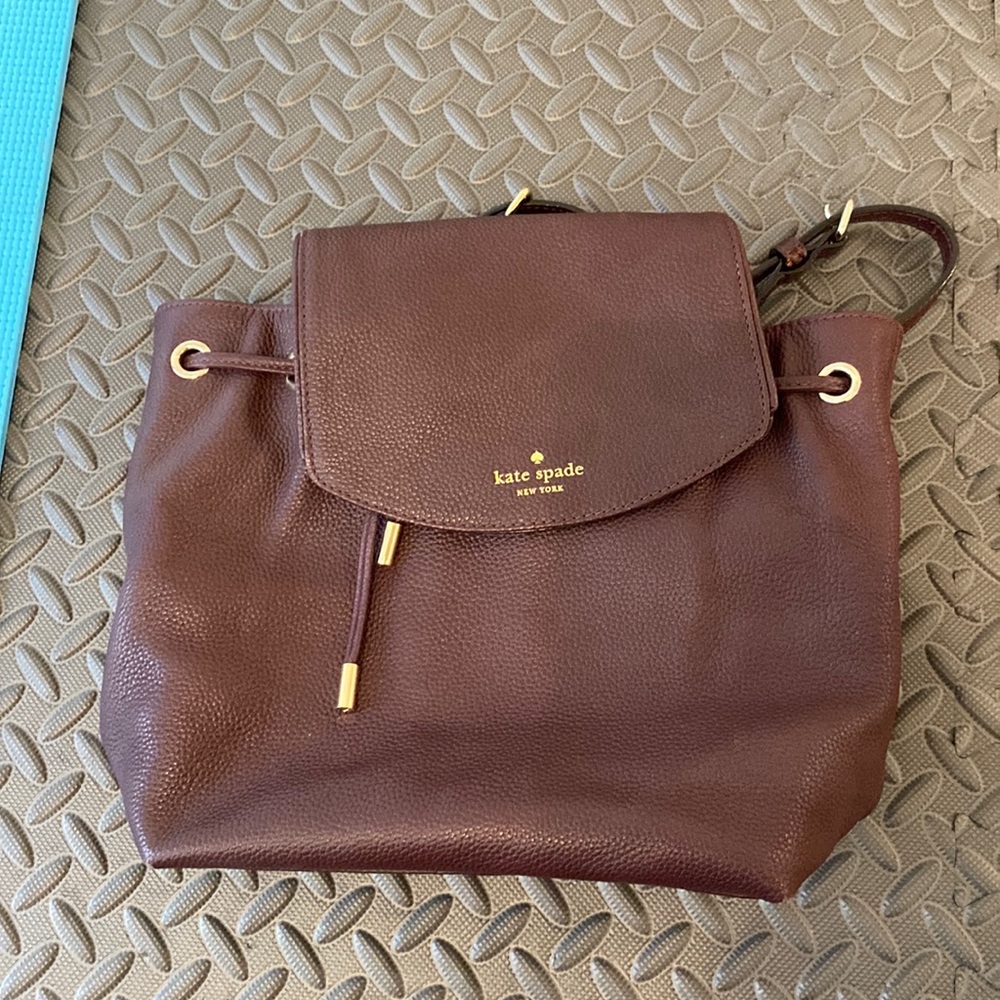 Kate spade dark purple/mauve backpack